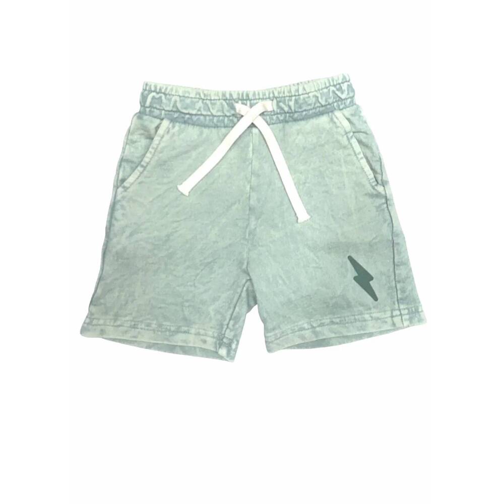 NEW TINY WHALES kids coastline sweat shorts in tiny whales